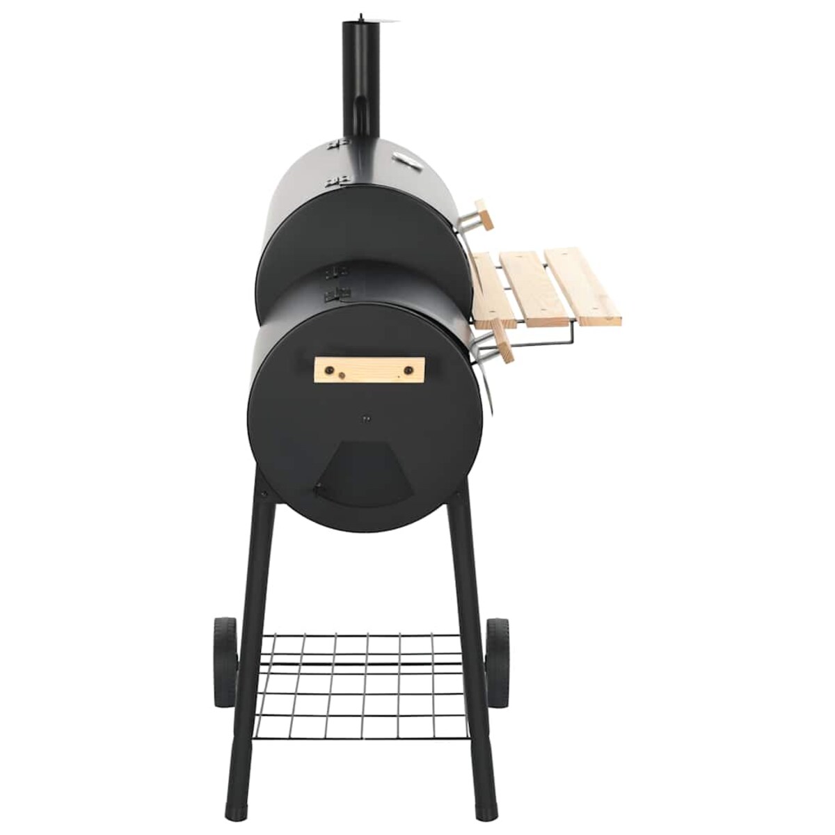 vidaXL Klasyczny grill z wędzarnią na węgiel drzewny