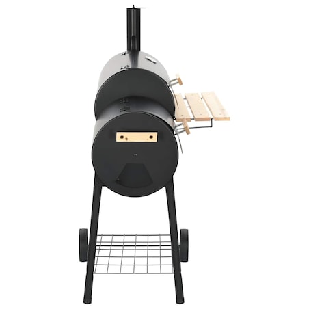 vidaXL Klasyczny grill z wędzarnią na węgiel drzewny