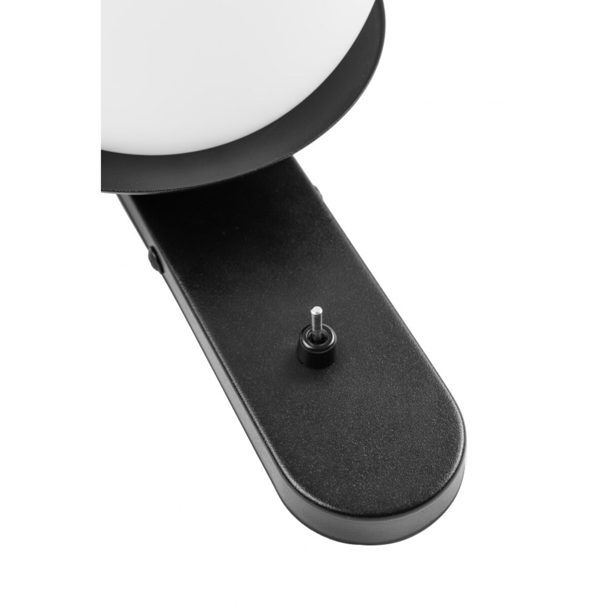 KUUL D1 czarna lampa ścienna / kinkiet z włącznikiem