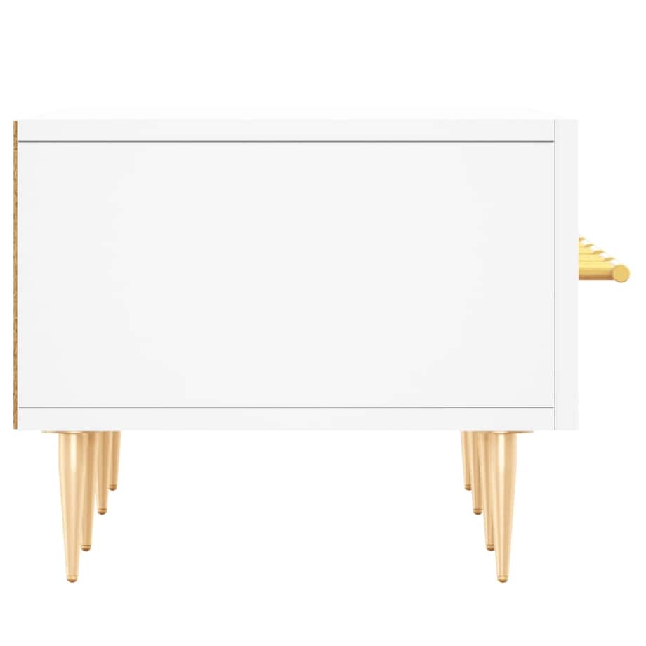 vidaXL Szafka pod TV, biała, 150x36x30 cm, materiał drewnopochodny