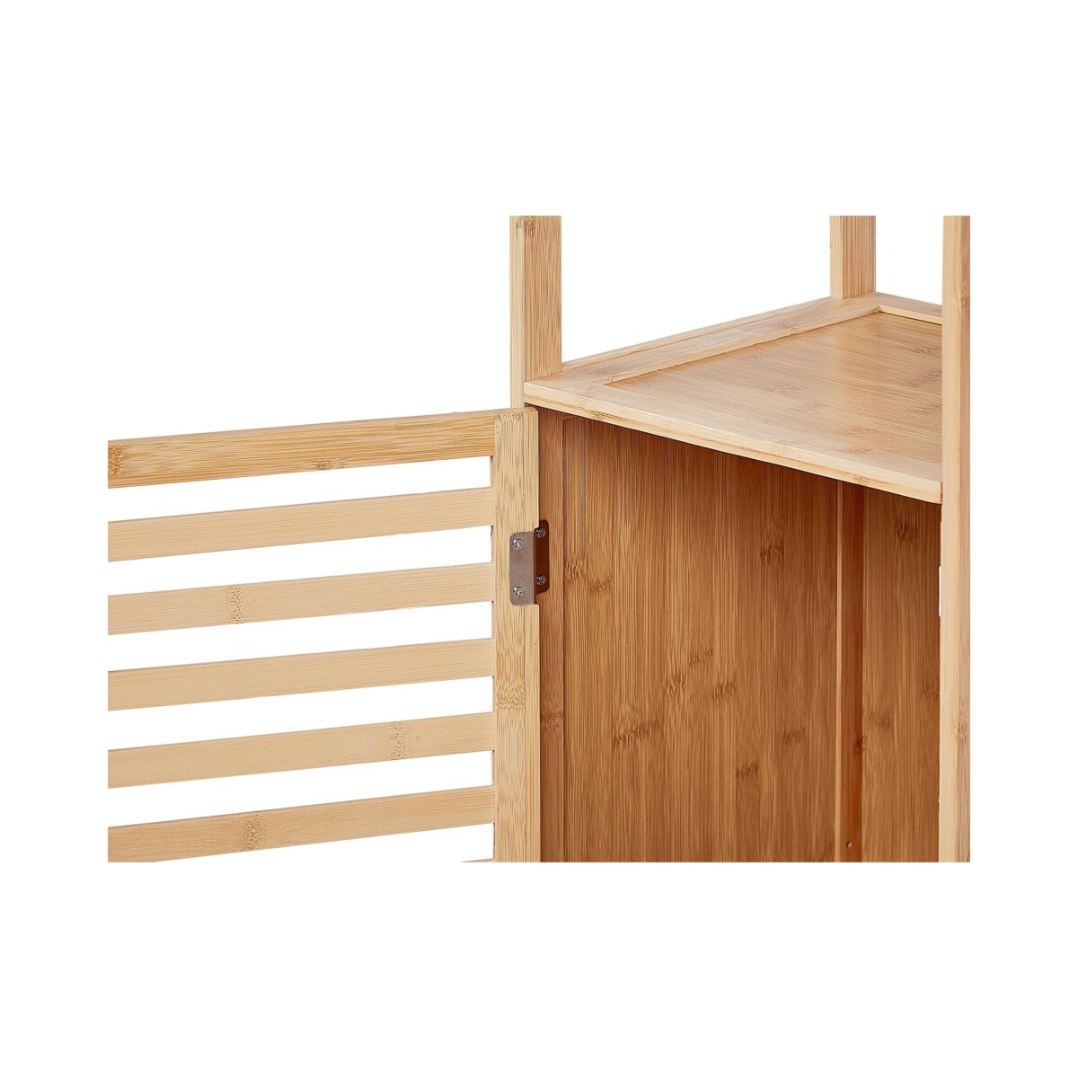 Bambusowy regał łazienkowy jasne drewno OWASSO