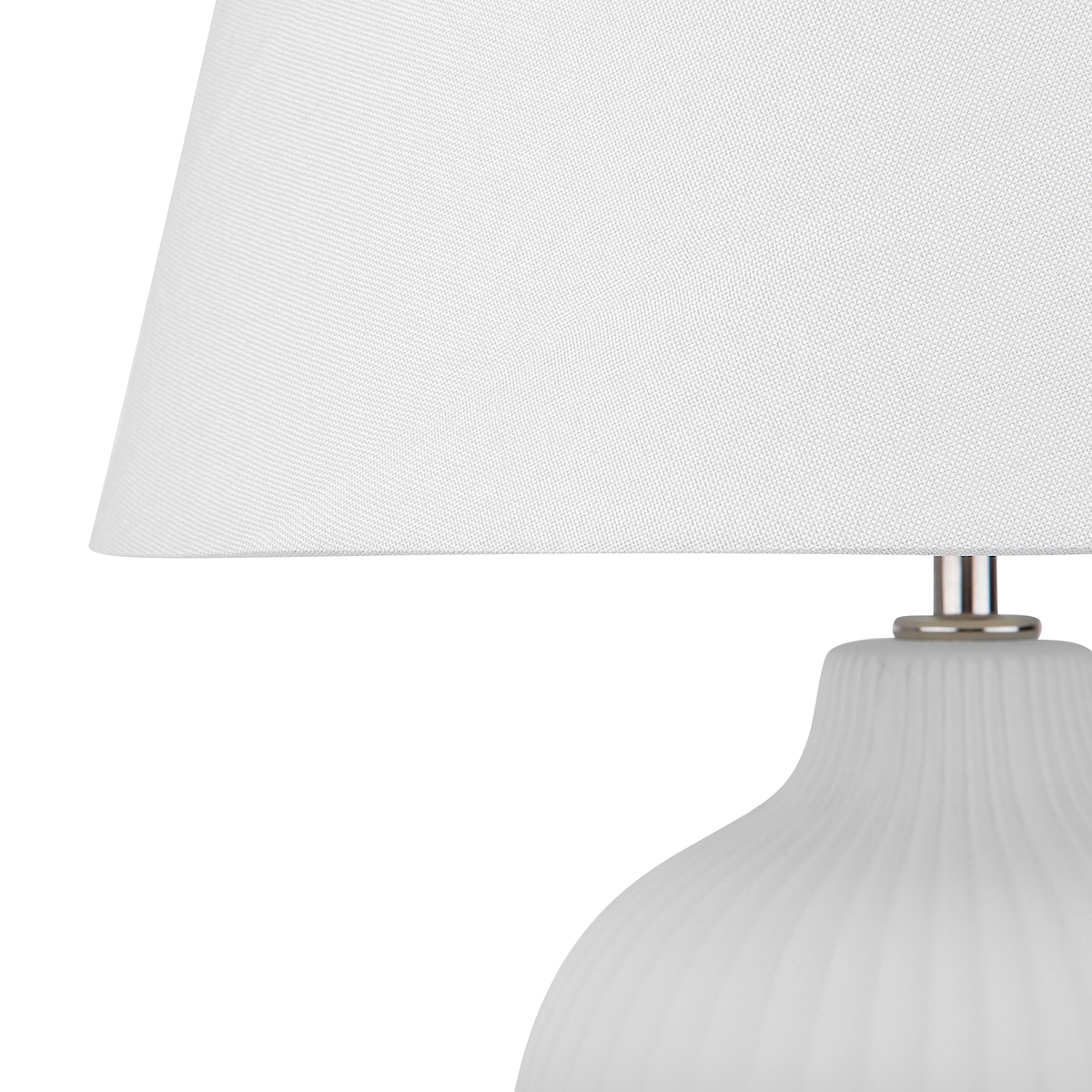 Lampa stołowa FERGUS Ceramika Biały