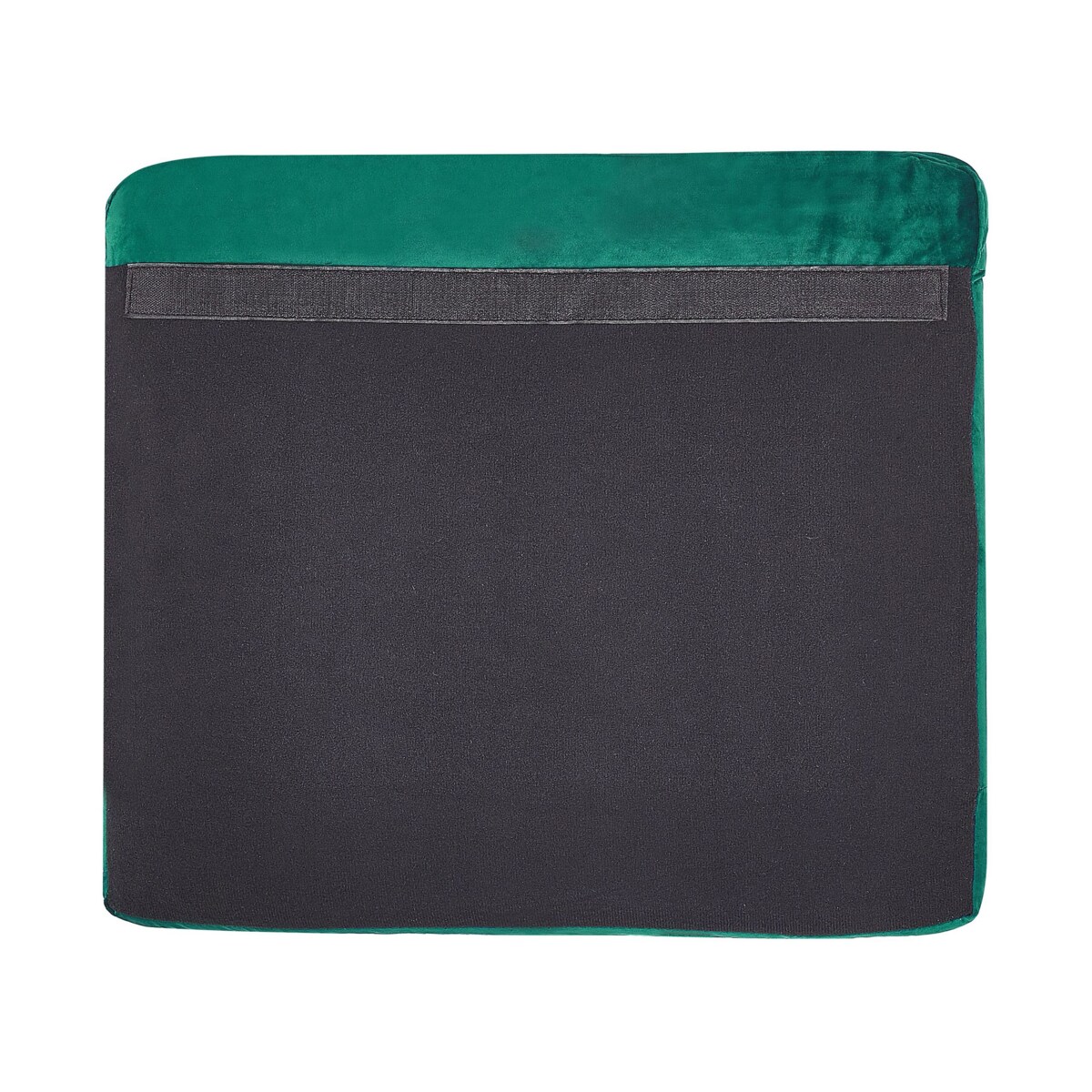 Pokrowiec na sofę 2-osobową welurowy zielony BERNES