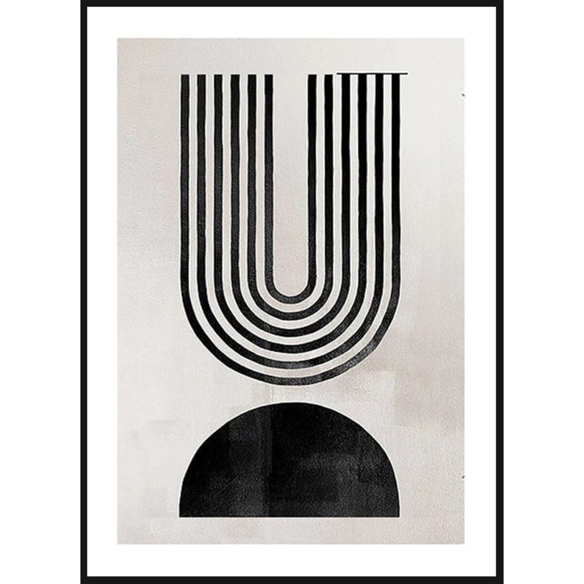 Poster Story, Plakat, Obraz - Czarny Łuk No1, wymiary 50 x 70 cm