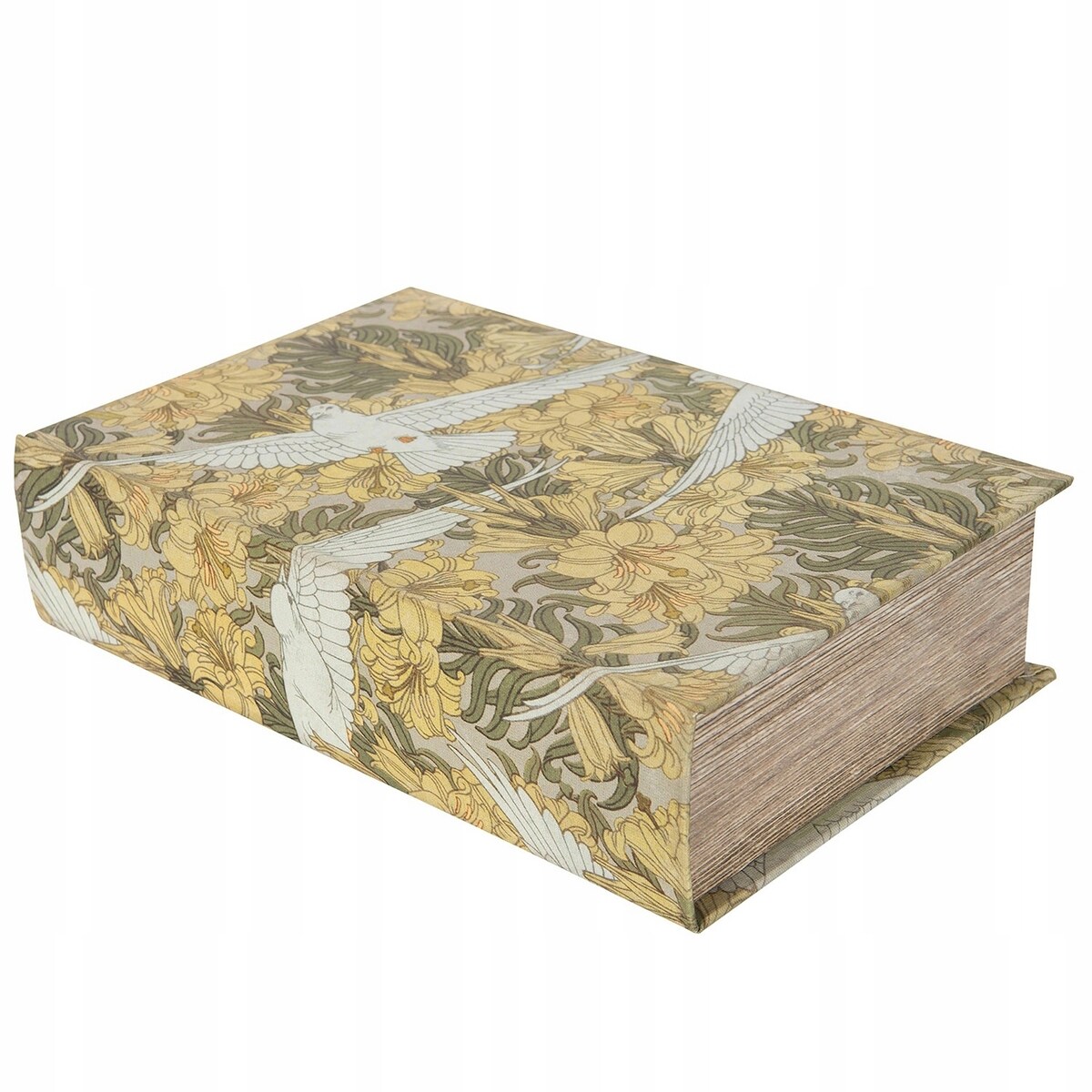 PUDEŁKO JAK KSIĄŻKA FAŁSZYWA NA DROBIAZGI BIŻUTERIĘ PREZENT GOŁĘBIE 24cm