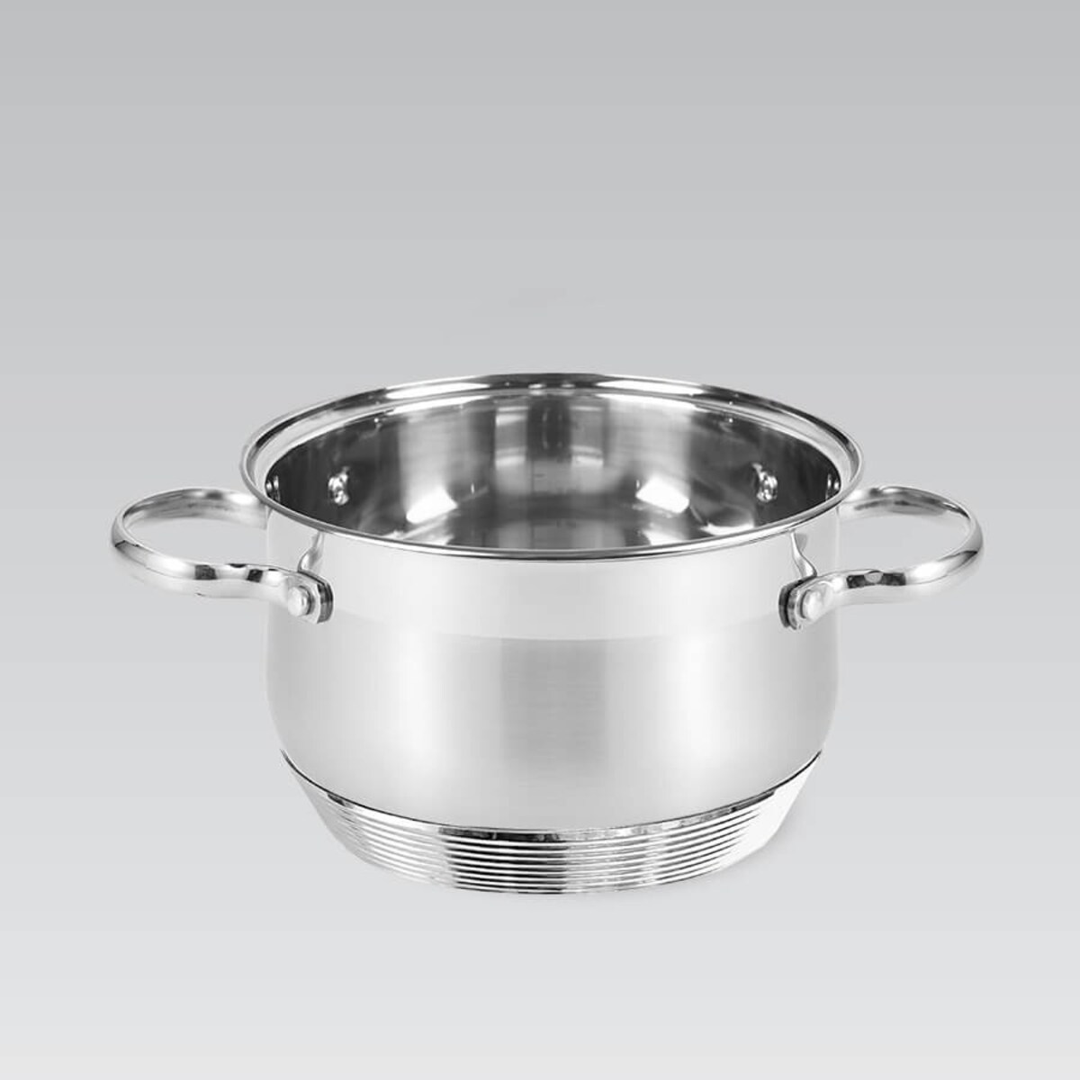 Garnek stalowy z pokrywką na indukcję gaz duży 26cm 8.2L MAESTRO