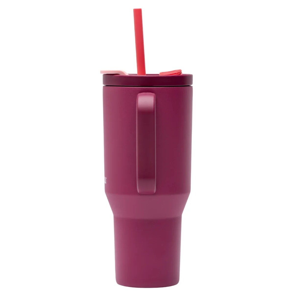 Kubek termiczny ze słomką Rio 950ml - Burgundy Bloom