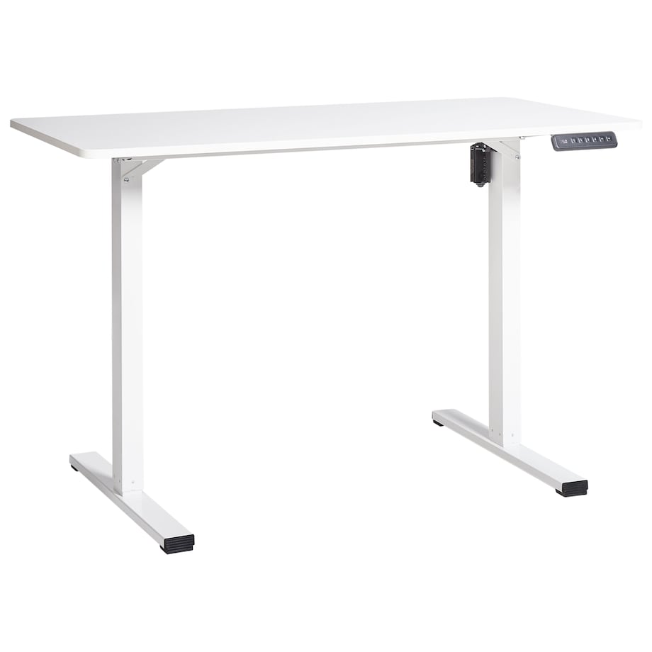 Biurko regulowane elektrycznie TAVARES Biały 120 cm 60 cm