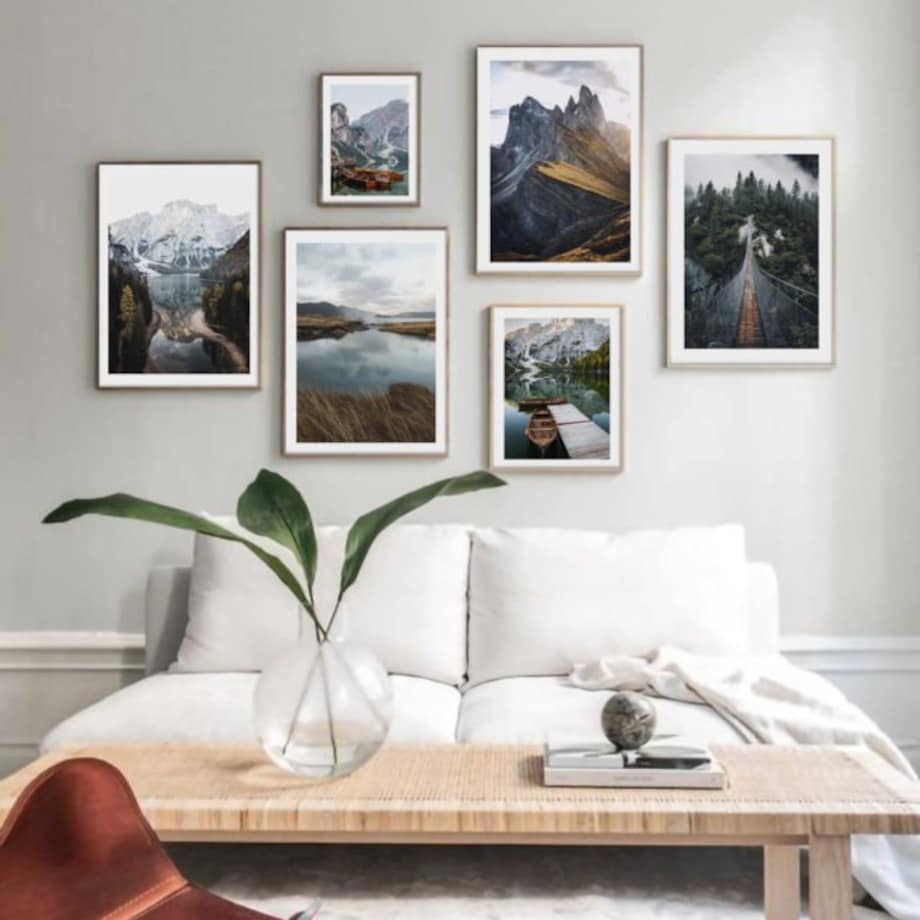 Poster Story, Plakat, Obraz - Trawa Morska nad Jeziorem, wymiary 21 x 30 cm