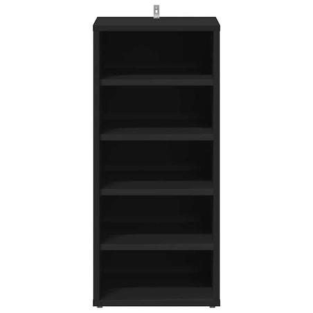 vidaXL Szafka na buty, czarna, 31,5x35x70 cm, materiał drewnopochodny