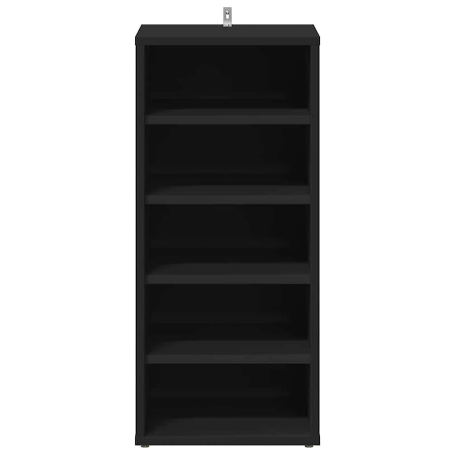 vidaXL Szafka na buty, czarna, 31,5x35x70 cm, materiał drewnopochodny