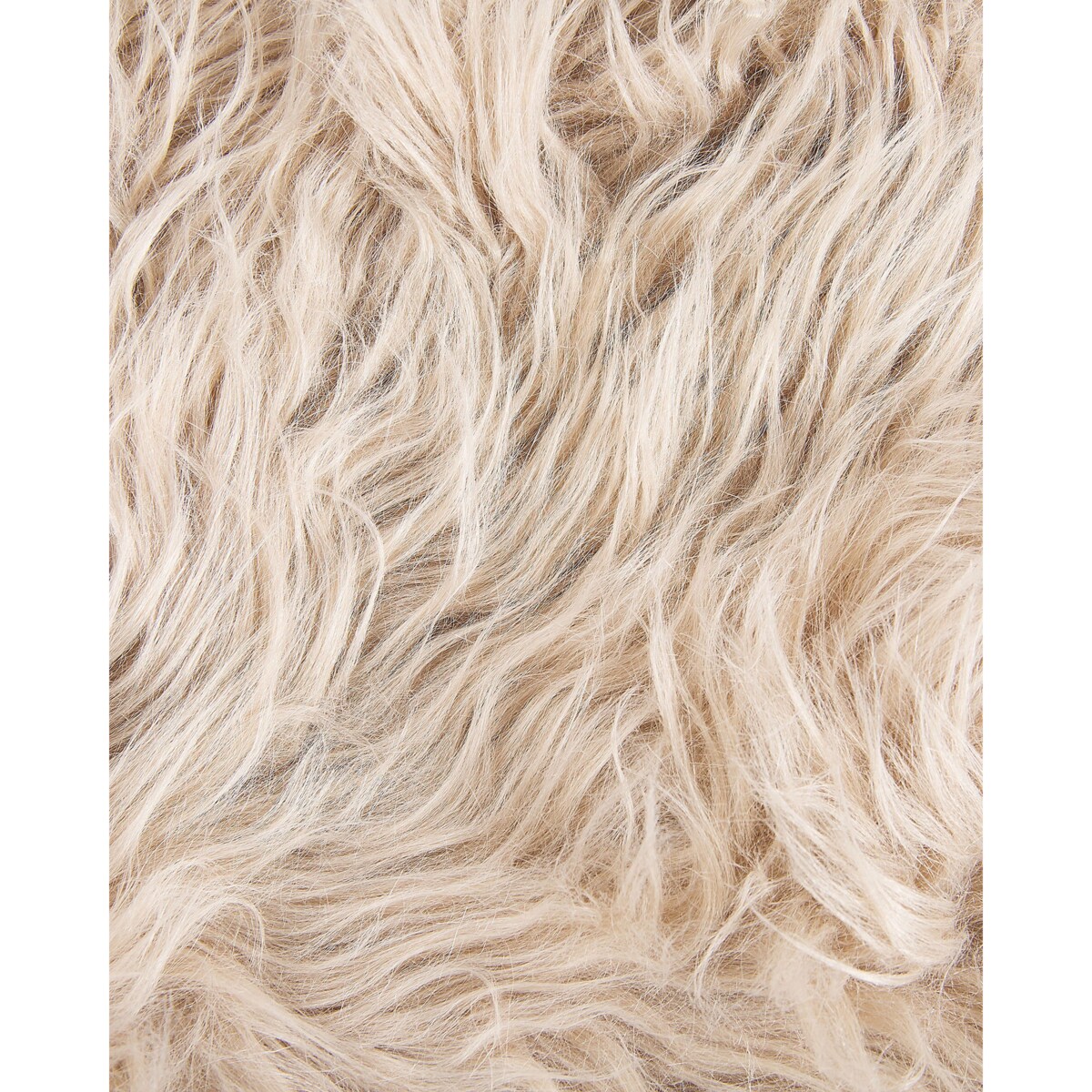 Dywan ze sztucznego futra MUNGO Beżowy 63 x 95 cm