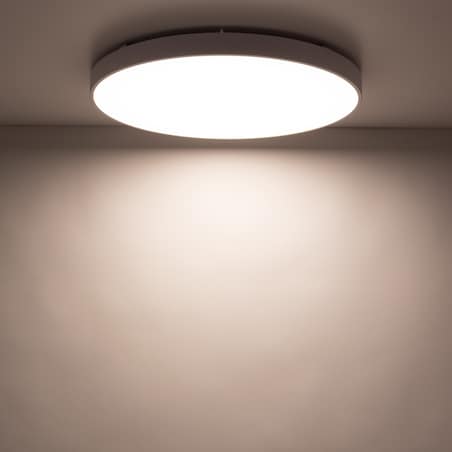 Lampa Sufitowa Łazienkowa Tk Lighting Velis Biały Plafon Led 60W Ip54 Zmienna Barwa, Ściemniany