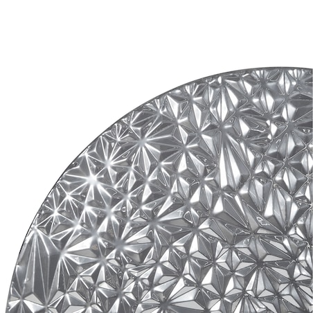 Dekoracja ścienna MOSCAVIDE Metal 60 cm Srebrny