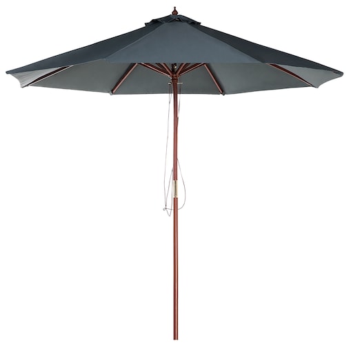 Parasol ogrodowy 270 cm TOSCANA Ciemnoszary