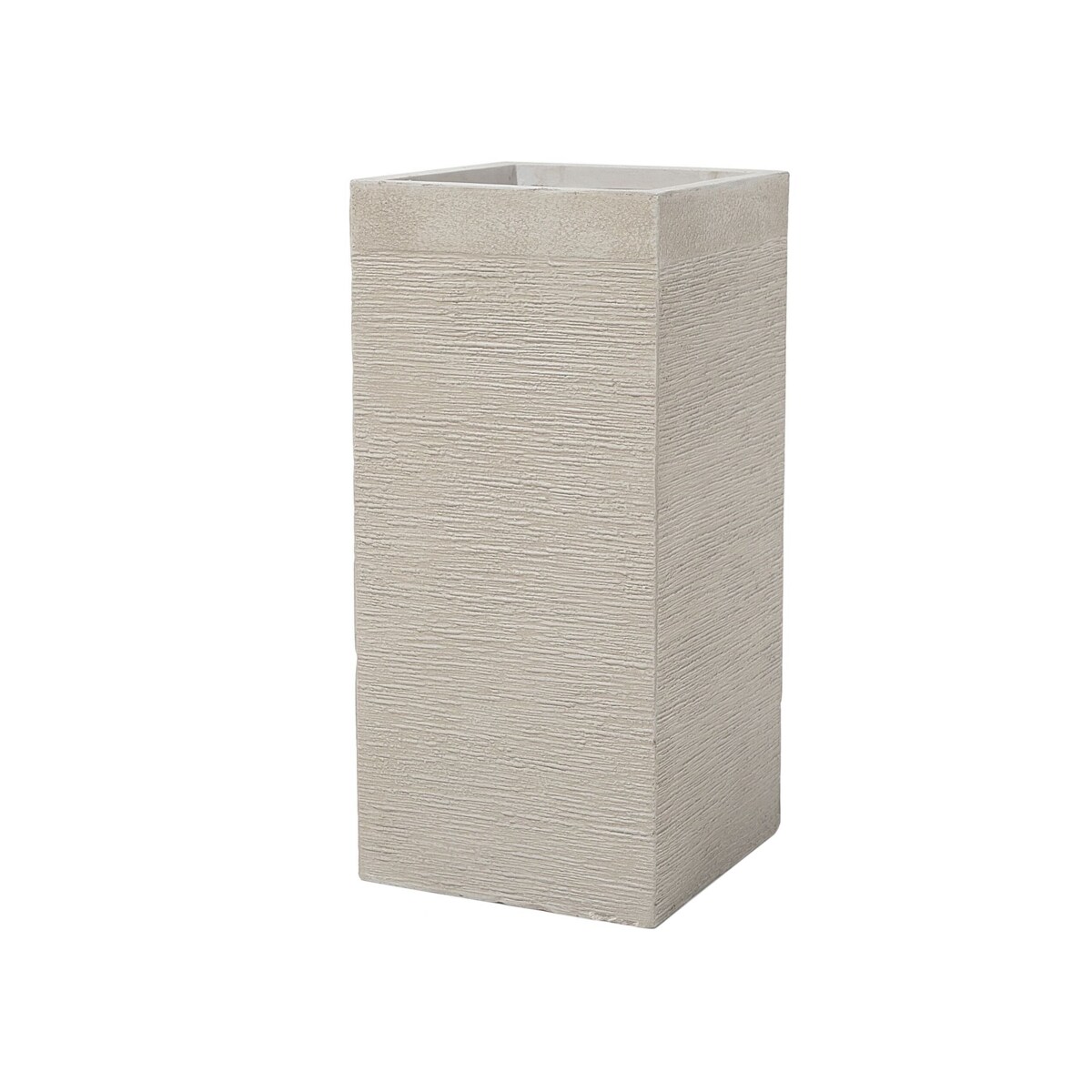 Doniczka 33 x 33 x 70 cm beżowa DION