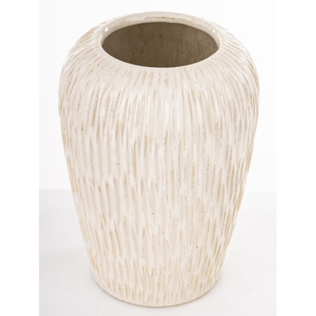 Osłonka wazon ceramiczny 24,5x16x16 cm FIBI-3 biały