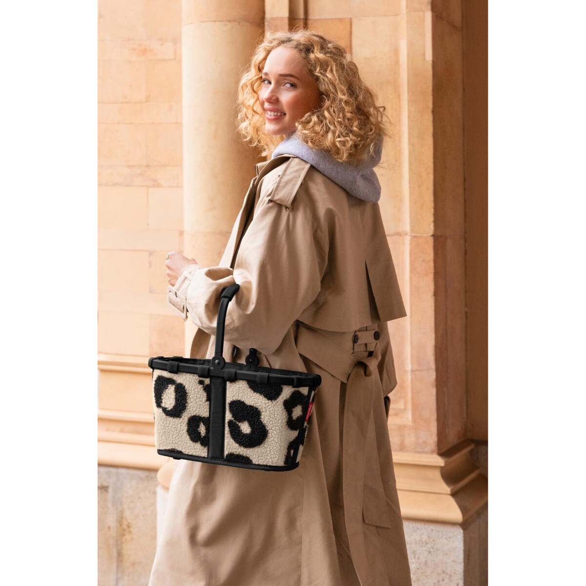 Koszyk CARRYBAG XS, teddy leo cream