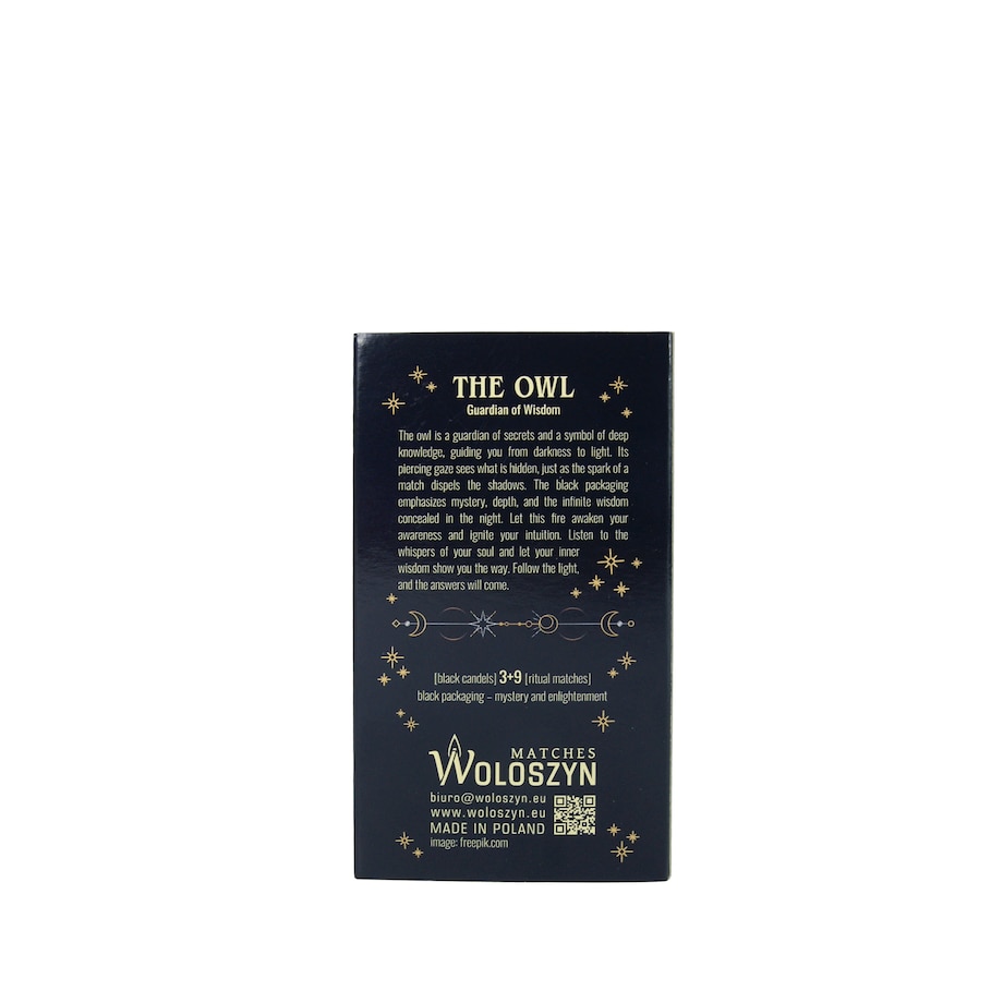 Zestaw rytualny SOWA (zapałki+świece)