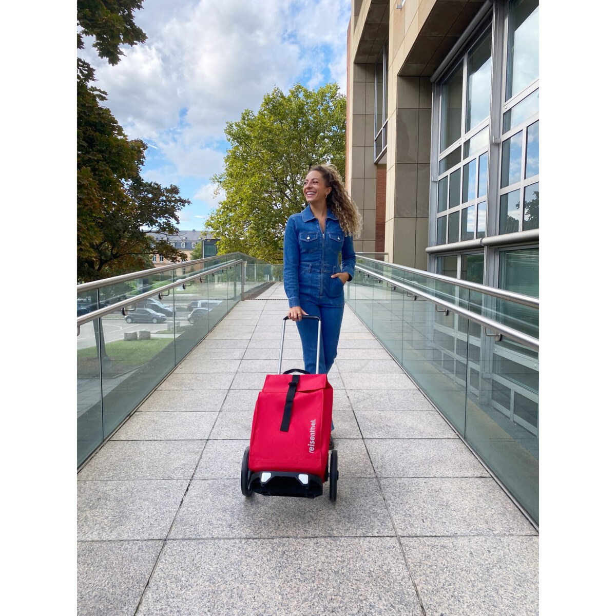 Wózek na zakupy CITYCRUISER, red