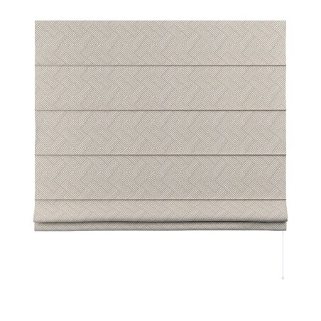 Roleta rzymska Capri, beżowo-kremowe geometryczne wzory, Sunny