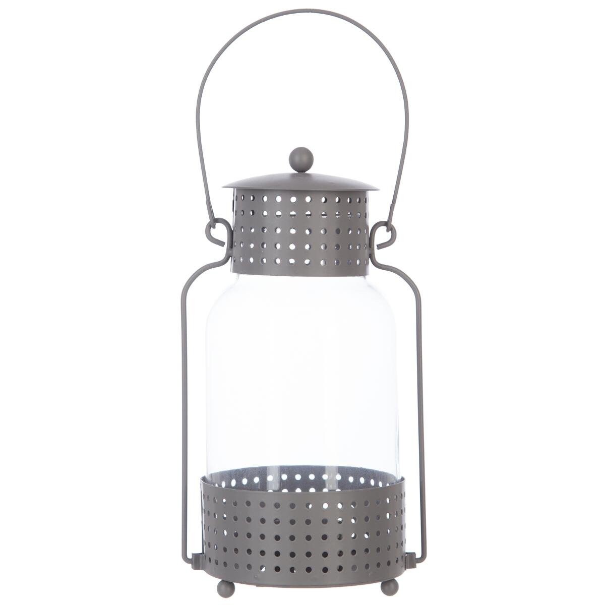 Lampion LATARNIA - podłużna latarenka, DEKORACJA do domu, 12,5 x 23 cm