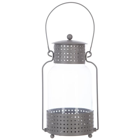 Lampion LATARNIA - podłużna latarenka, DEKORACJA do domu, 12,5 x 23 cm