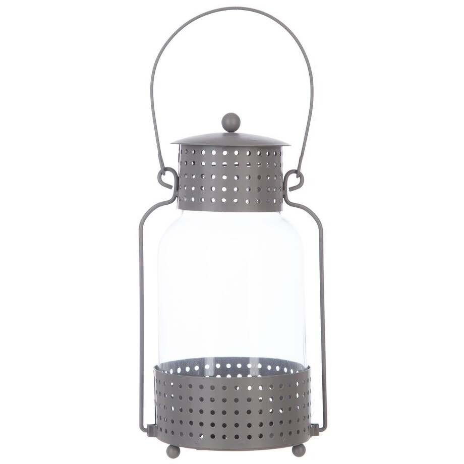 Lampion LATARNIA - podłużna latarenka, DEKORACJA do domu, 12,5 x 23 cm