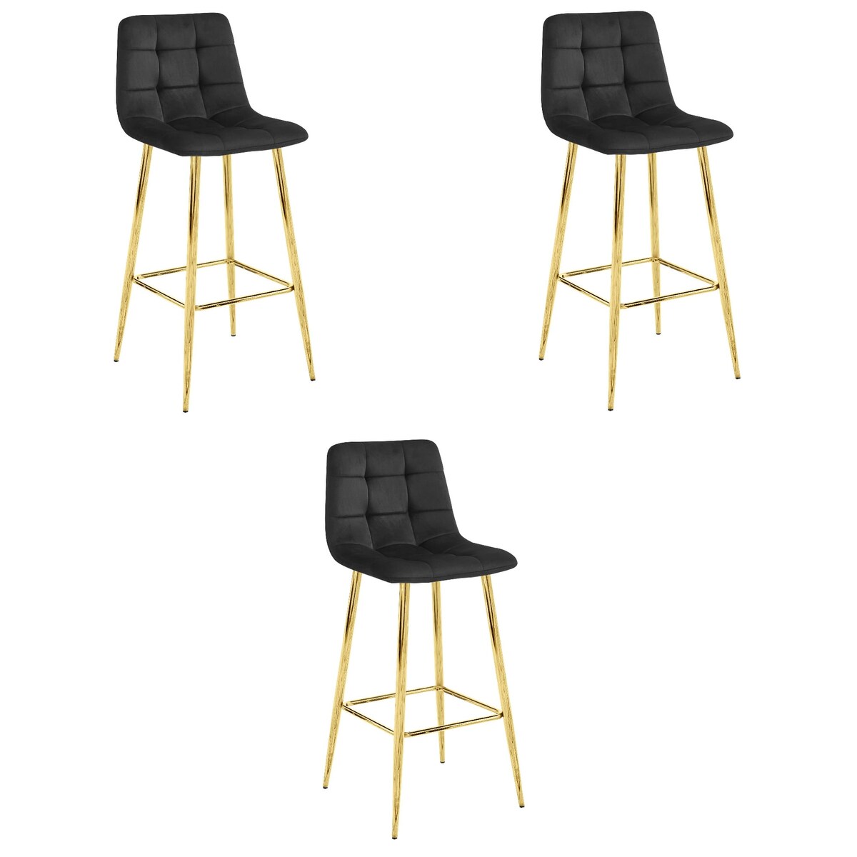 Hoker Do Jadalni Kuchni Baru Wysoki Arceto 3 Sztuki