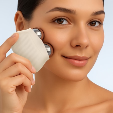NENO BEAUTY NAYA Masażer do twarzy z technologią EMS i funkcją termoterapii