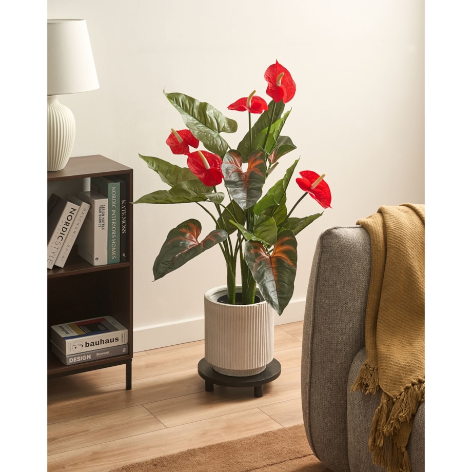 Sztuczna roślina ANTHURIUM 95 cm Zielony