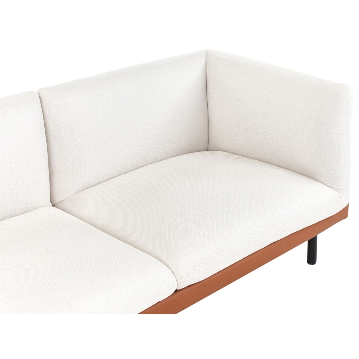 Sofa VORGOD Złamana biel dla 2 osób