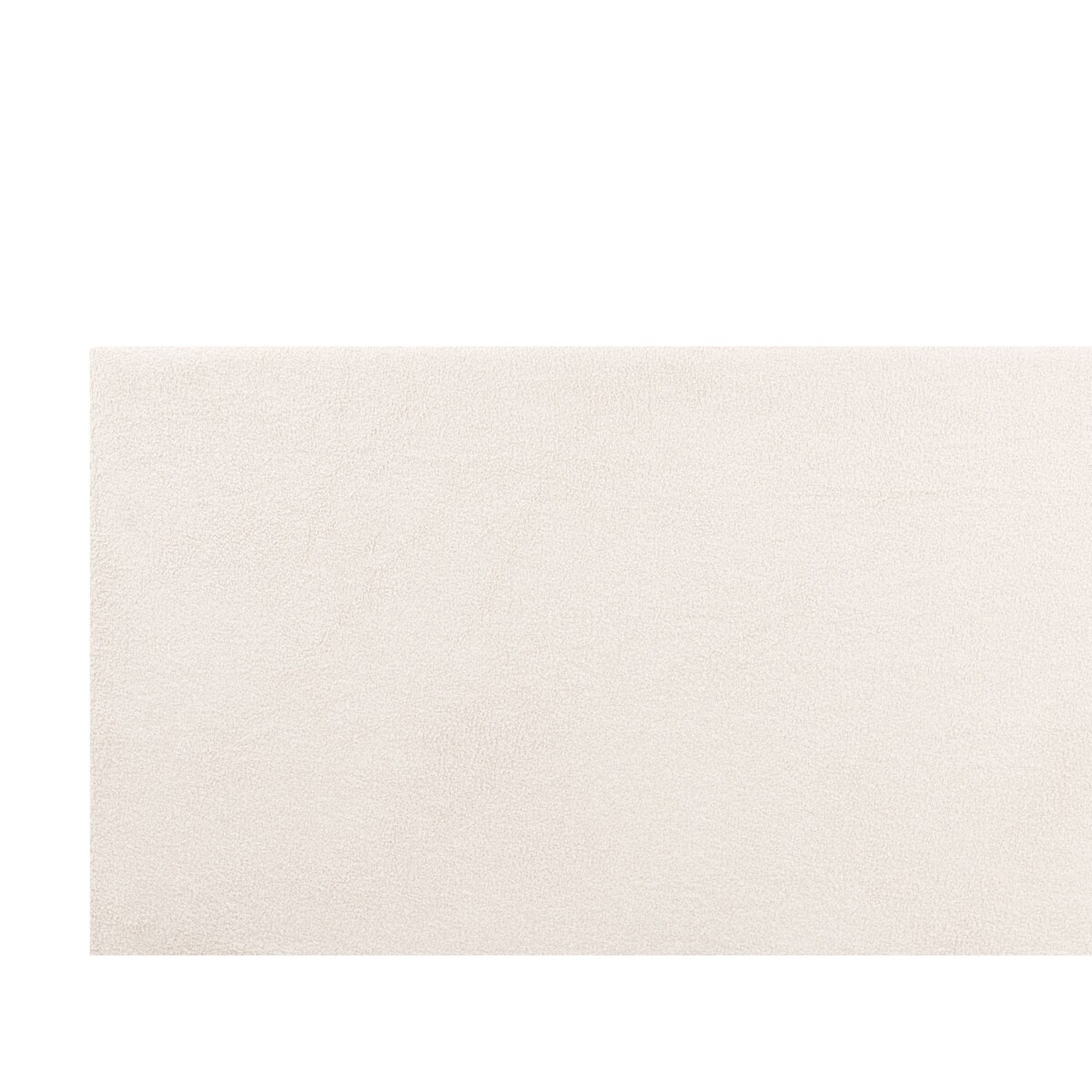 Łóżko z pojemnikiem Boucle ORBEY 160 x 200 cm Złamana biel