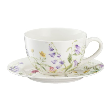 VILLA ITALIA Filiżanka do herbaty porcelanowa 280 ml VIOLA