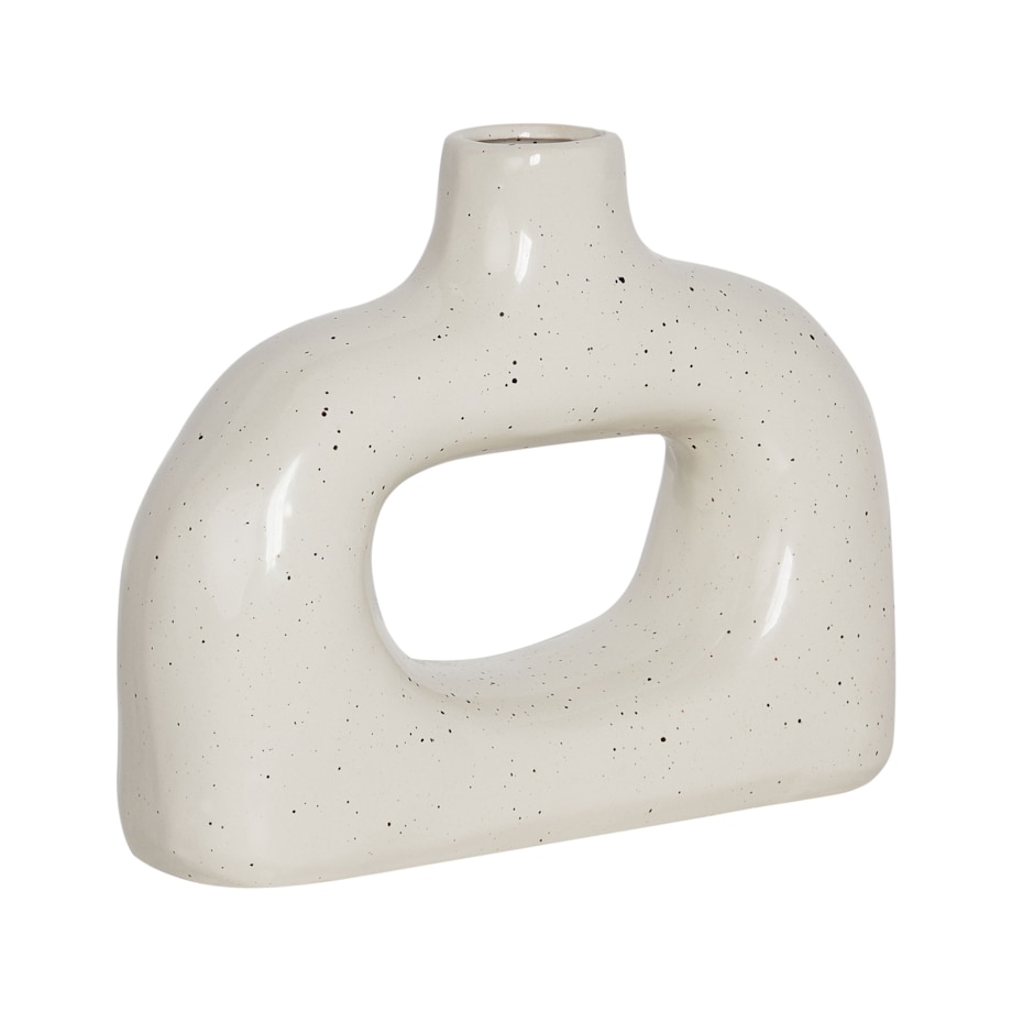 Kamionka Wazon na kwiaty 19 cm Biały MOONEYE