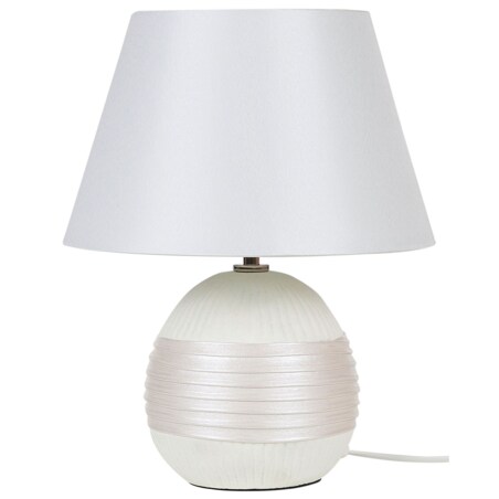 Lampka nocna ceramiczna kremowa SADO