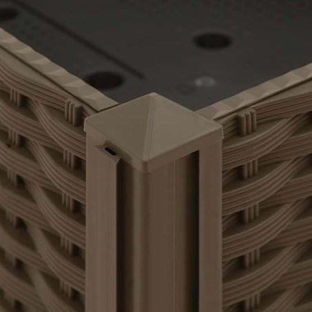 vidaXL Donica do podniesionej rabaty, 40x40x23 cm, polipropylen