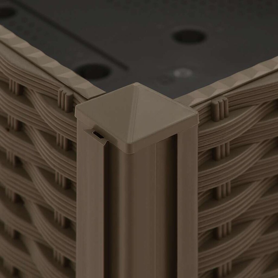 vidaXL Donica do podniesionej rabaty, 40x40x23 cm, polipropylen