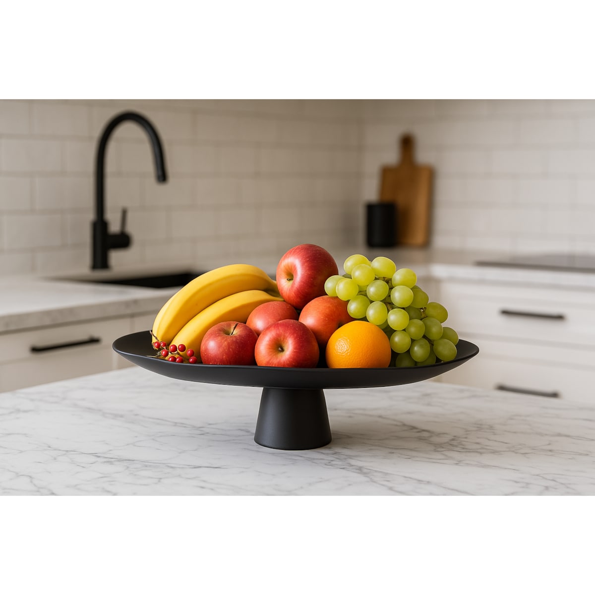 PATERA DEKORACYJNA PAELLO L CZARNA