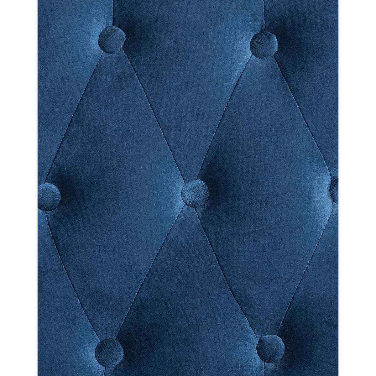 Fotel uszak welurowy niebieski ALTA