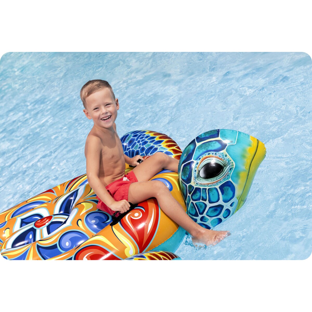 Dmuchany materac do pływania dla dzieci żółw wodny Bestway 41523
