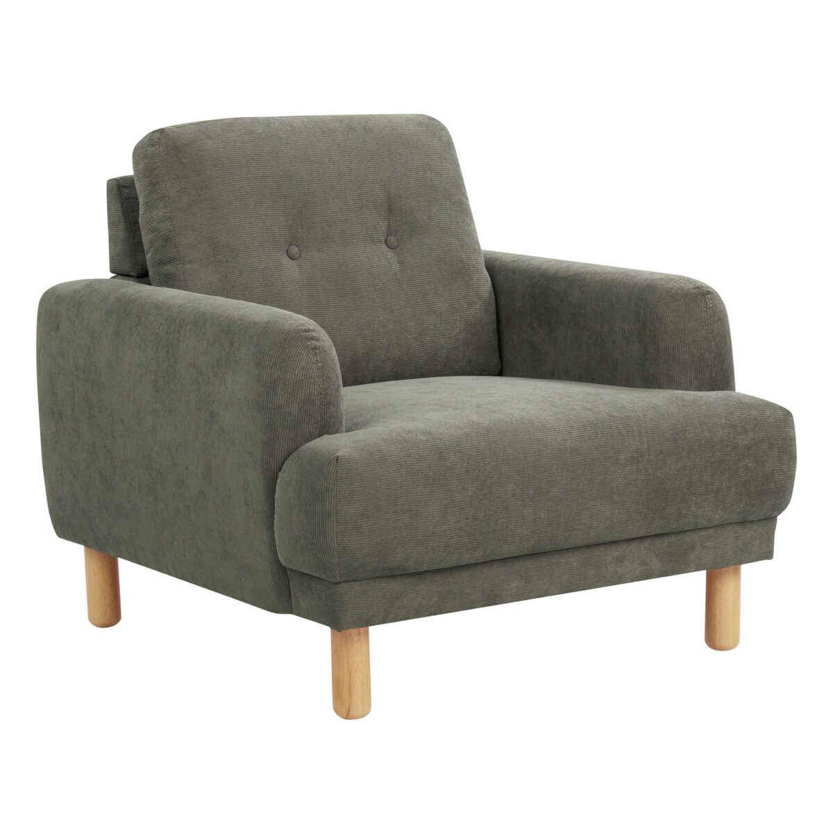 Zestaw wypoczynkowy sztruksowy ciemnozielony TUVE