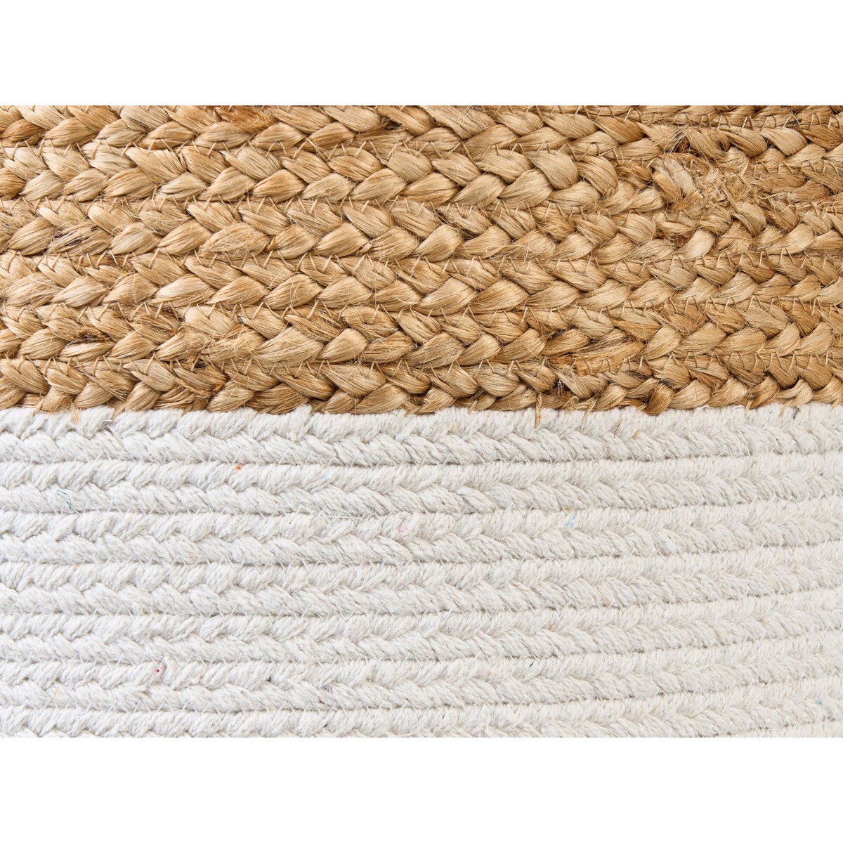 Puf ⌀ 46 cm biały DALAMA