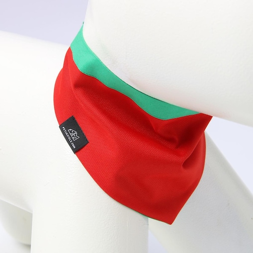 Bandanka "Zawstydzona biel" - Rozmiar: S, Rodzaj: Zapinana na szyi