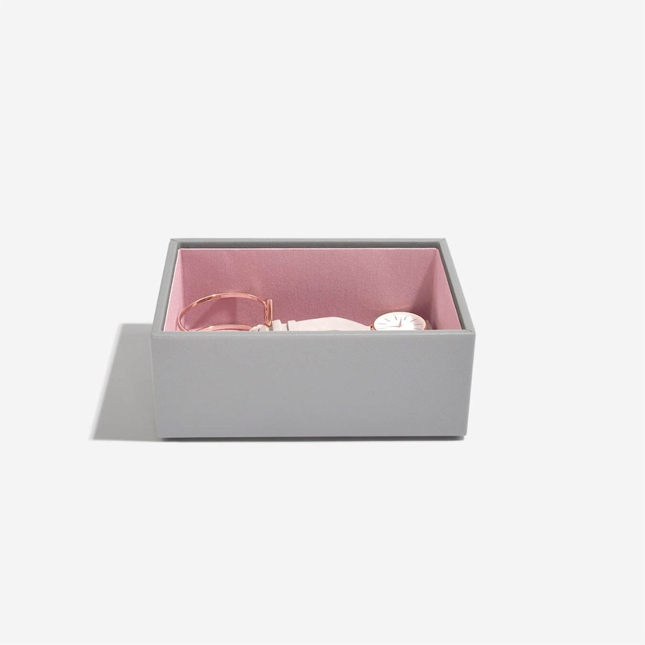 Szkatułka na biżuterię Stackers open mini szara