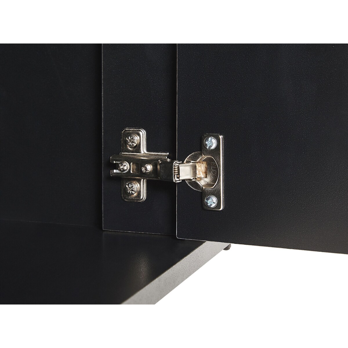 Komoda efekt betonu z czarnym BLACKPOOL