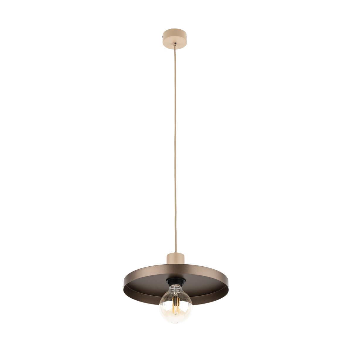 Lampa Wisząca SILA Sabia Brown 30 cm 10757 TK Lighting