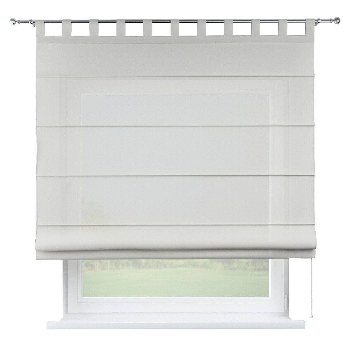 Roleta rzymska Verona 120x170 prześwitujący, naturalny