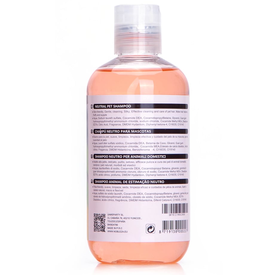 Szampon Dla Psa Kota Zwierząt Naturalny Niedrażniący Pielęgnujący 250 Ml