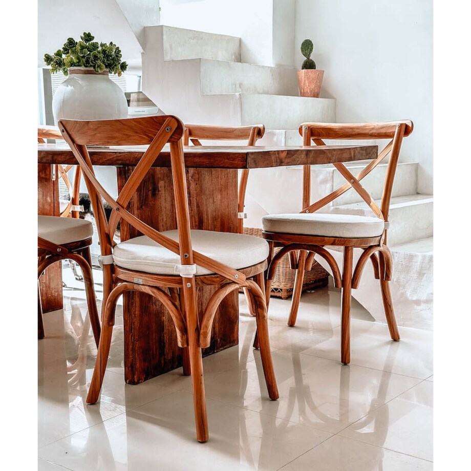 TEAKOWE KRZESŁO TIKA